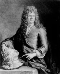 Grinling Gibbons (1648-1721), graviert von J. Smith